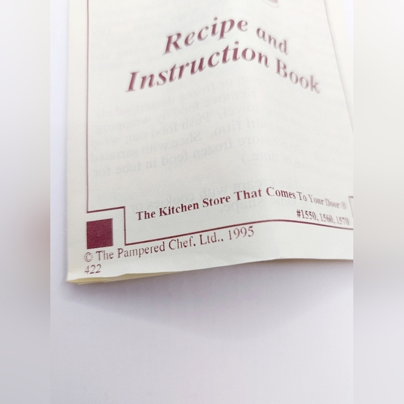 Vintage Pampered Chef Flower Bread Tube Baking Mold - #1550 Flower - Picture 6 of 6